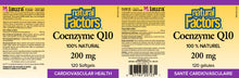 Load image into Gallery viewer, Natural Factors Coenzyme Q10 200mg