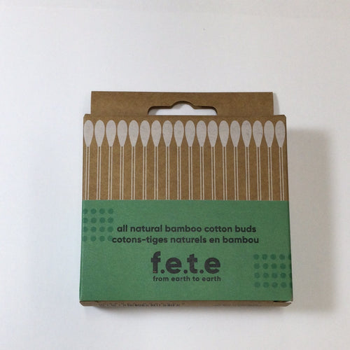 F.e.t.e. from Earth to Earth All Natural Bamboo Cotton Buds