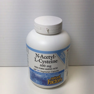 Natural Factors N-Acetyl-L-Cysteine NAC 600mg
