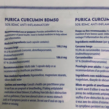 Load image into Gallery viewer, Purica PRO Curcumin BDMC50 Extra Strength Capsules
