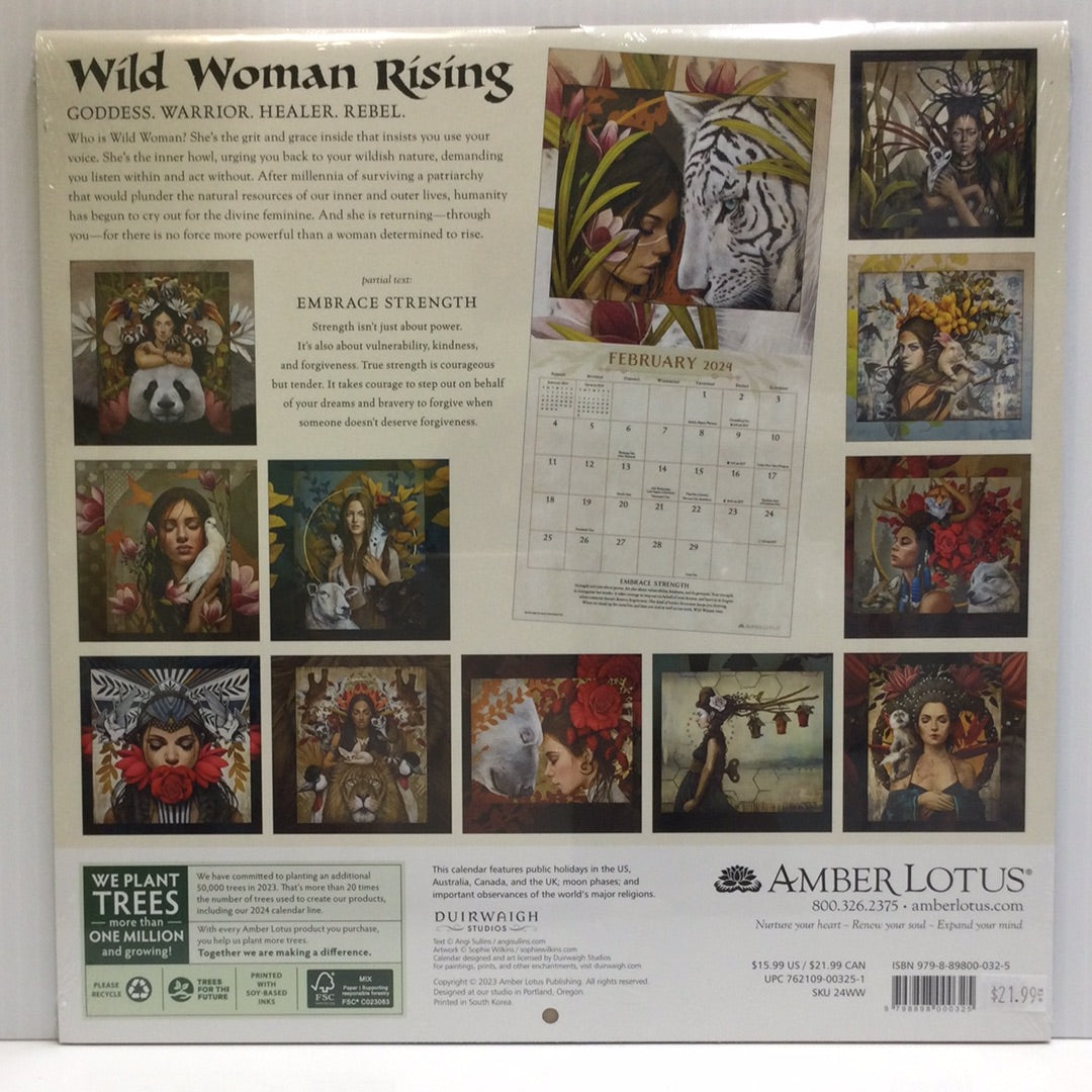 2024 Calendar Wild Woman Rising Terrens Wellness Centre