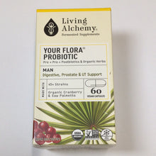 Load image into Gallery viewer, Living Alchemy Your Flora Probiotic Man