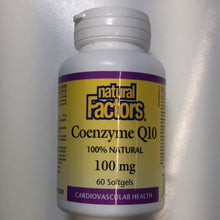 Load image into Gallery viewer, Natural Factors Coenzyme Q10 100mg