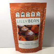 Load image into Gallery viewer, LillyBean by PastryBase Pumpkin Caramel Cupcake Mix, Gluten-Free