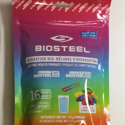 Biosteel Hydration Mix Rainbow Twist Sports Drink 16 individual packets