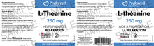 Load image into Gallery viewer, Preferred Nutrition L-Theanine 250mg