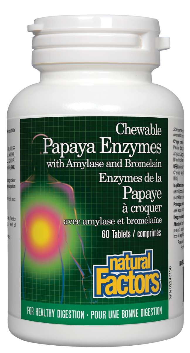  Papaya Enzymes with Amylase and Bromelain