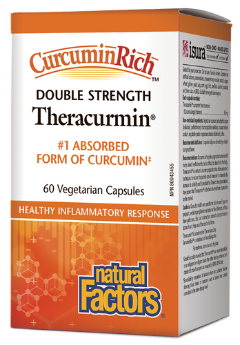 Natural Factors Curcumin Rich Theracurmin Double Strength 60’s