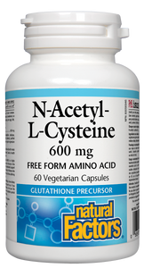 Natural Factors N-Acetyl-L-Cysteine NAC 600mg
