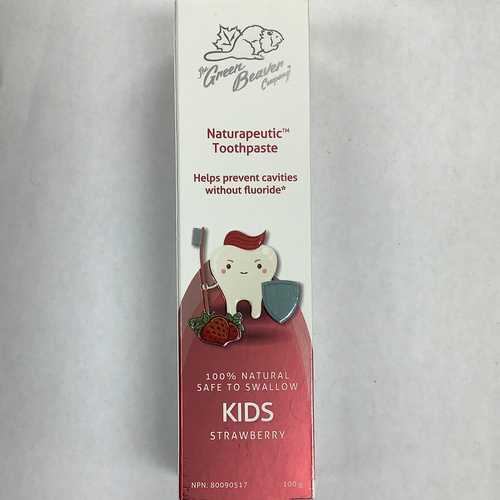 The Green Beaver Co. Natural Kids Strawberry Toothpaste