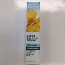 Load image into Gallery viewer, Desert Essence Arnica &amp; Tea Tree Oil Toothpaste Wintergreen