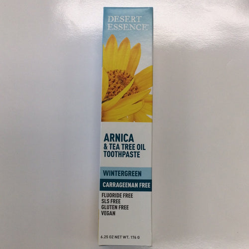 Desert Essence Arnica & Tea Tree Oil Toothpaste Wintergreen
