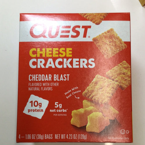 Quest Cheese Crackers Cheddar Blast