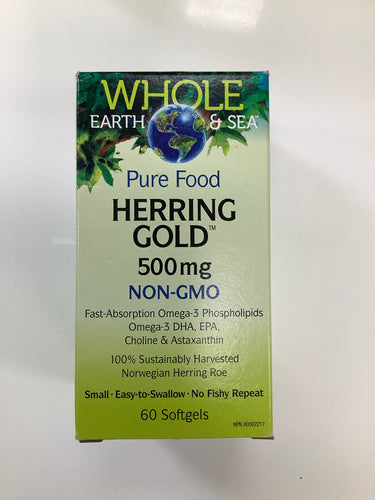 Whole Earth and Sea Herring Gold 500mg