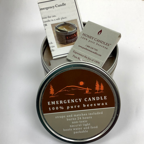 Honey Candles 100% Beeswax Emergency Candle