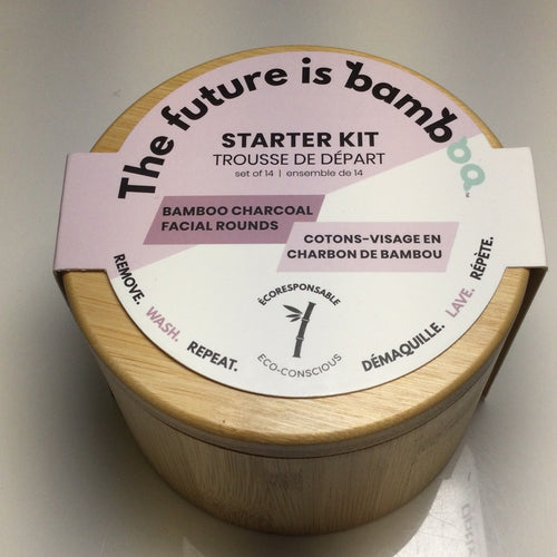 The Future Is Bamboo Starter Kit Bamboo Charcoal Facial Rounds