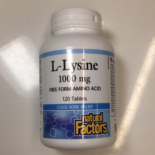 Natural Factors L-Lysine 1000mg
