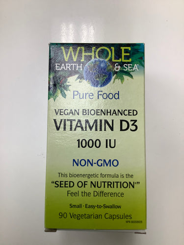 Whole Earth and Sea Vegan Vitamin D3