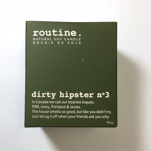 Routine Natural Soy Candle Dirty Hipster N*3