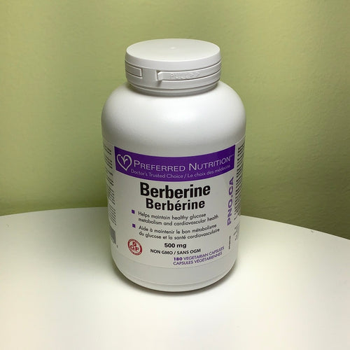 Preferred Nutrition Berberine 500mg Capsules