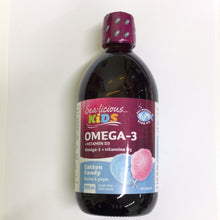 Load image into Gallery viewer, Sea-Licious Kids Omega-3 Plus Vitamin D3 Cotton Candy