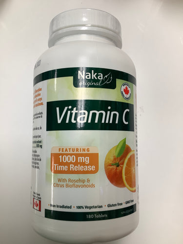 Naka Original Time-Release Vitamin C 1000mg  180’s