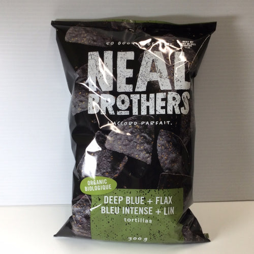 Neal Brothers Organic Deep Blue + Flax Tortillas