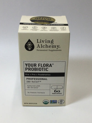 Living Alchemy Your Flora Probiotic Professional IBD Relief