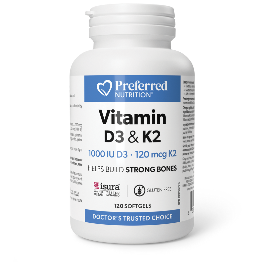 Preferred Nutrition Vitamin D3 & K2