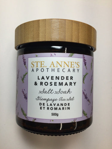 Ste. Anne’s Apothecary Lavender & Rosemary Salt Soak