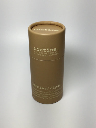 Routine Natural Deodorant Stick  bonnie n’ clyde (Unscented)