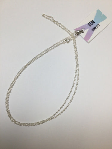 GEM JEWELRY S.P. 36” Chain with S.S. Clasp