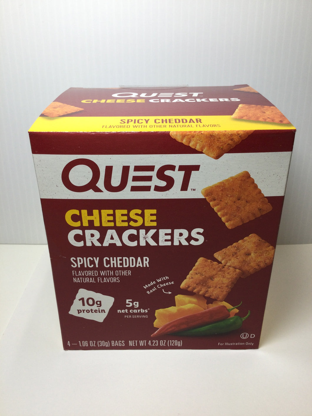 Quest Cheese Crackers Cheddar Blast