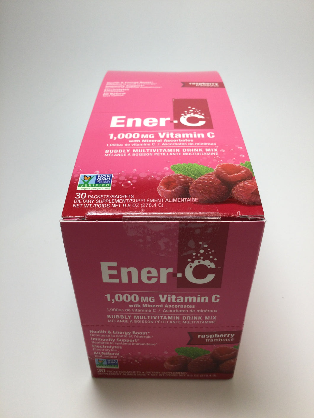 Ener-C Bubbly Multivitamin Drink Mix Rasberry Flavour