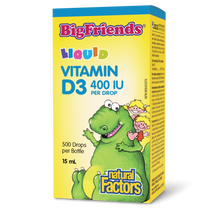 Load image into Gallery viewer, Natural Factors Big Friends Vitamin D3 Liquid
