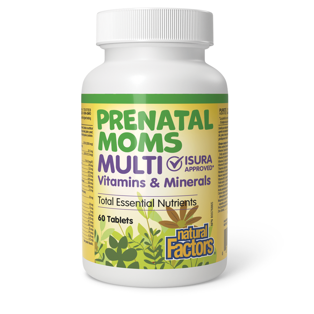 Natural Factors Prenatal Moms Multi Vitamins & Minerals