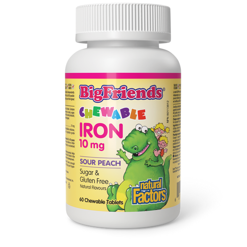 Natural Factors Big Friends Chewable Iron