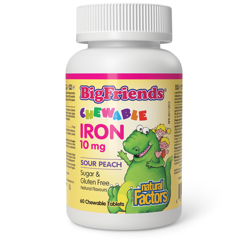Natural Factors Big Friends Chewable Iron