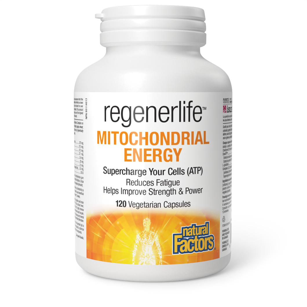Natural Factors RegenerLife Mitochondrial Energy Capsules