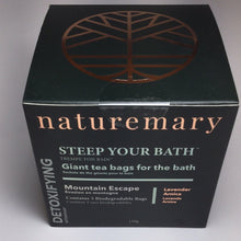 Load image into Gallery viewer, NatureMary Steep Your Bath Giant Tea Bags for the Bath