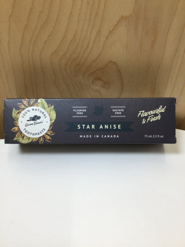 The Green Beaver Co. Natural Star Anise Toothpaste