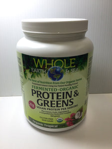 Whole Earth and Sea Fermented Protein & Greens Powder Tropical 660g