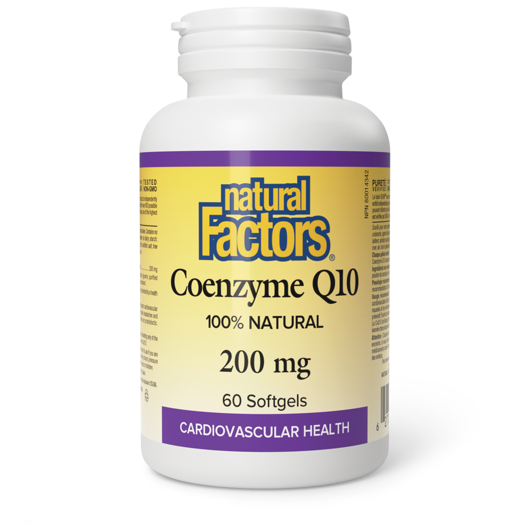 Natural Factors Coenzyme Q10 200mg