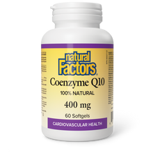 Load image into Gallery viewer, Natural Factors Coenzyme Q10 400 mg. 60 Softgels