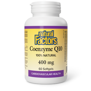 Natural Factors Coenzyme Q10 400 mg. 60 Softgels