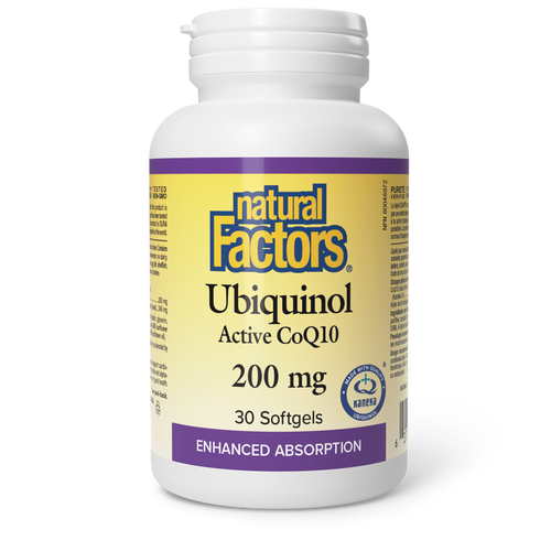 Natural Factors Ubiquinol Active CoQ10 200mg