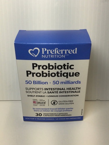 Preferred Nutrition Probiotic 50 Billion Travel Packs