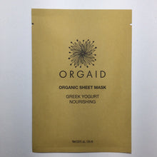 Load image into Gallery viewer, ORGAID ORGANIC SHEET MASK SINGLE