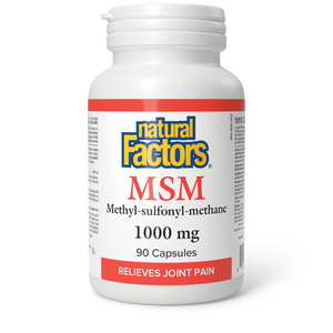 Natural Factors MSM 1,000mg Capsules