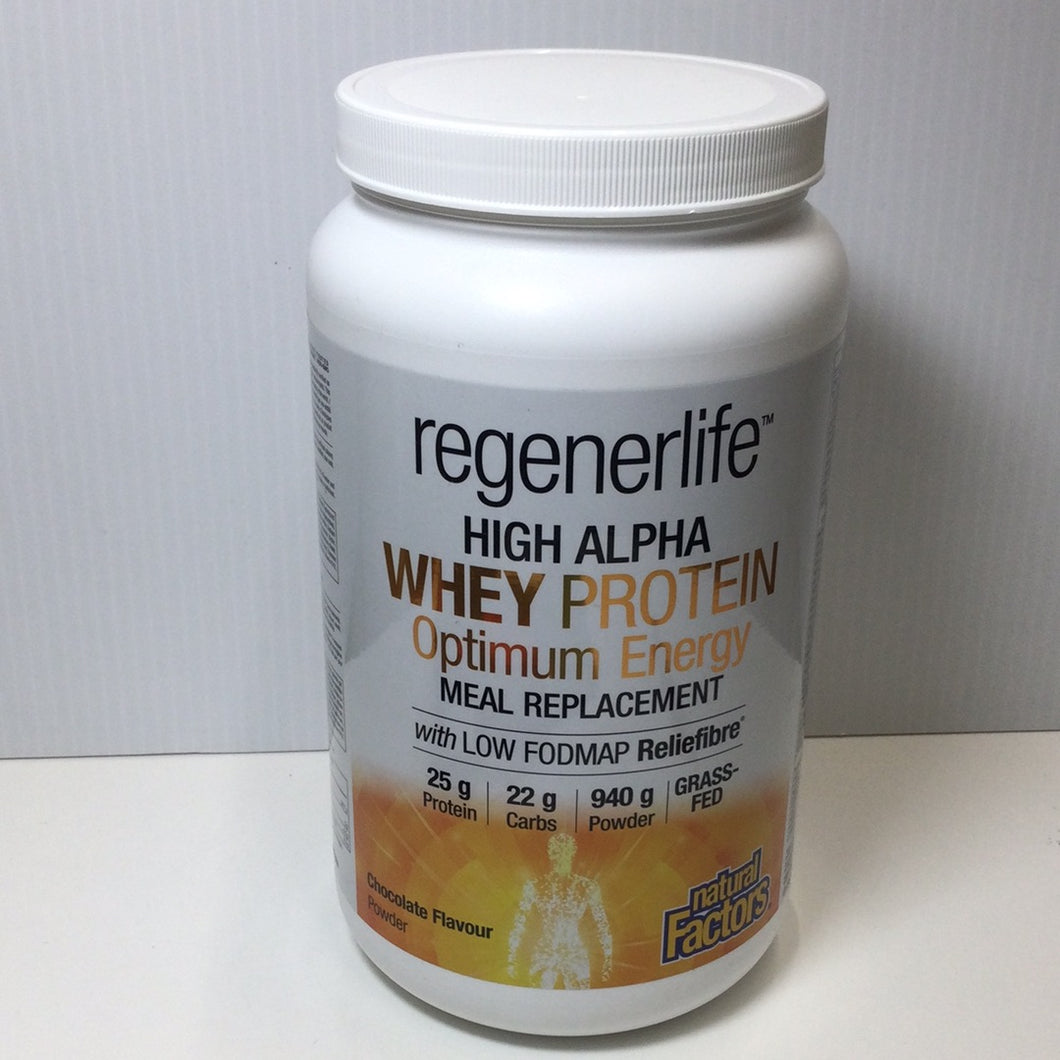 Regenerlife High Alpha Whey Protein Optimum Energy Meal Replacement